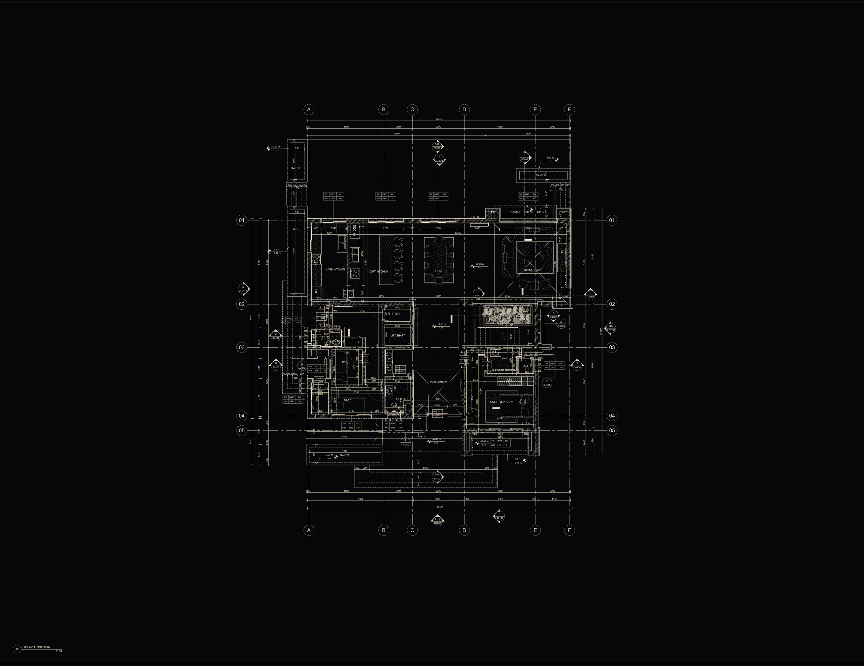 Full inverted ground floor plan