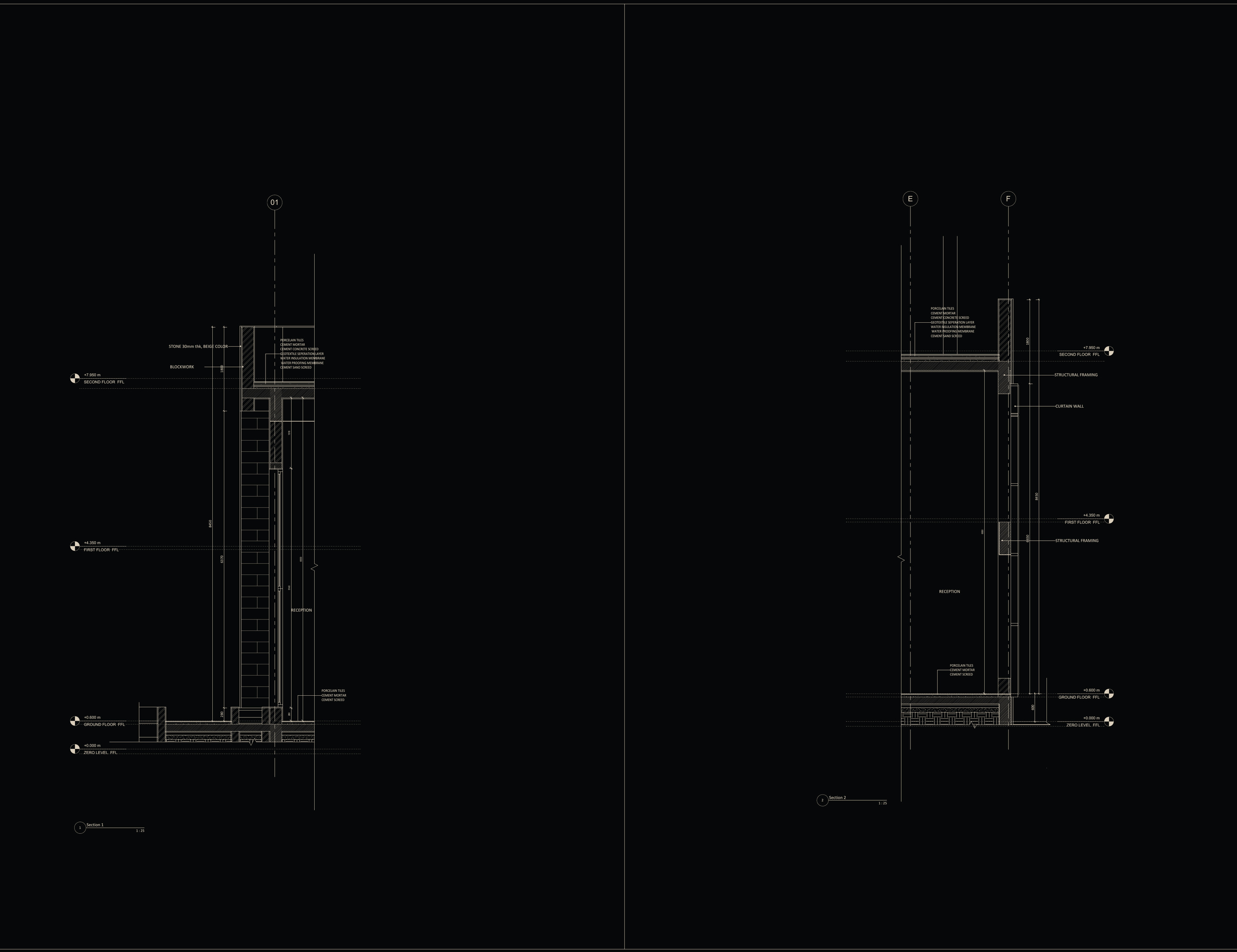 Wall sections sheet 40400