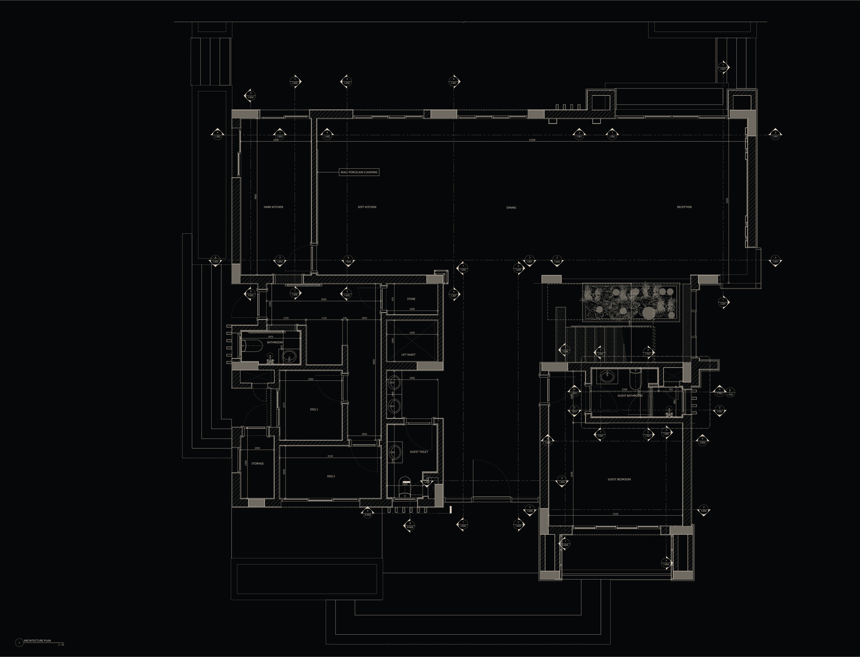 Interior architecture plan